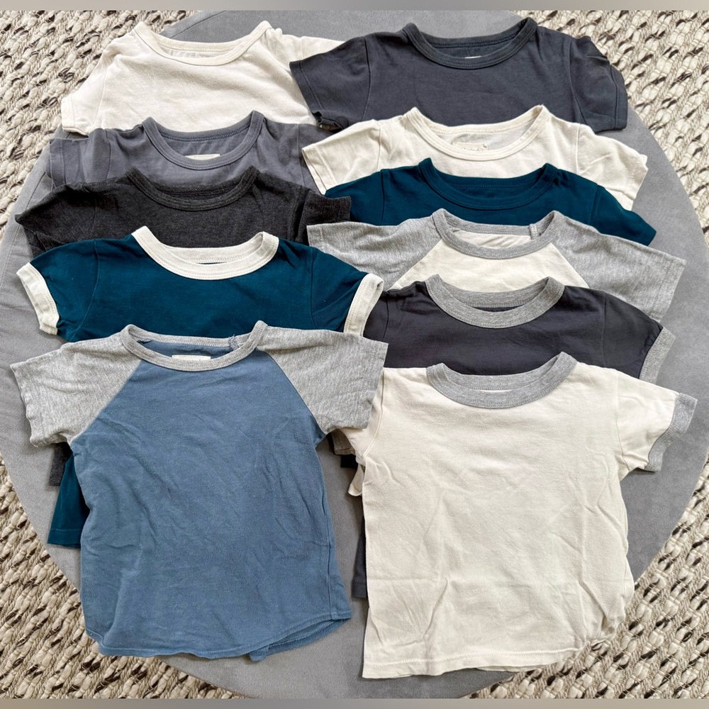MINI MIOCHE Bundle of ELEVEN Short Sleeve Tees (size 1/2)